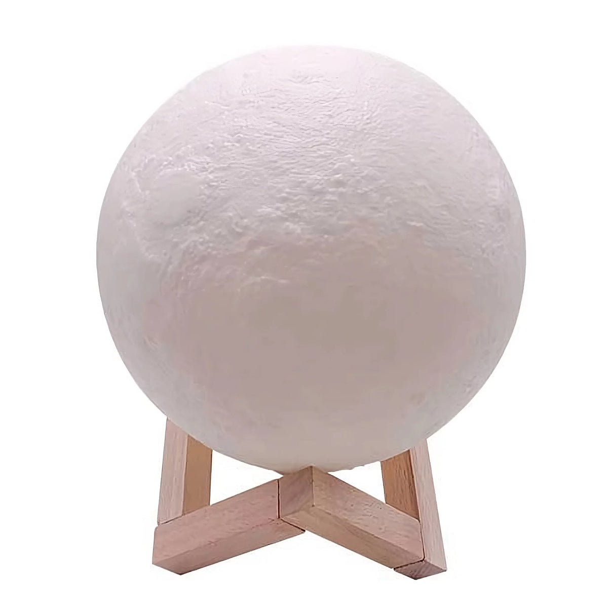 Moon Lamp, Dual-Tone Color LED Light, 3D Printing Moon Light with Bracket, Touch Night Lamp for Kids, Rechargeable Lunar LED Lamp, 7.1 Inch